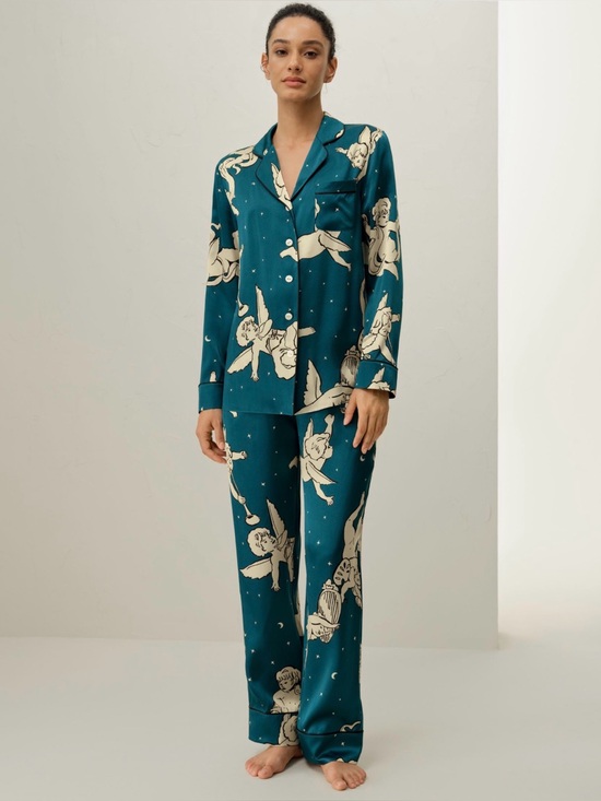 Lilysilk Other - LILYSILK Gemini Zodiac Classic Silk Pajama Set